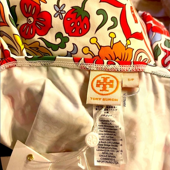 Tory Burch Beige Cat Bikini Bottoms. - Picture 9 of 10